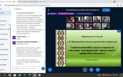 В університеті відбулася І Міжнародна науково-практична конференція «Соціокомунікаційна наука в парадигмі смислових трансформацій: тренди освіти і професійної діяльності»