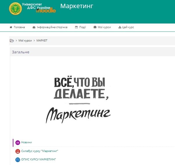 Онлайн-захист курсових робіт з навчальної дисципліни «маркетинг»