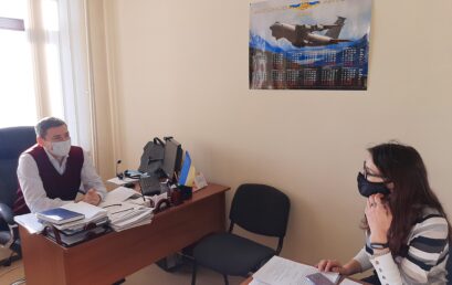 Зустріч директора ННІ гуманітарних наук Євгена Миколайовича Сулими з лідером міжнародної, молодіжної студентської організації AEISEC