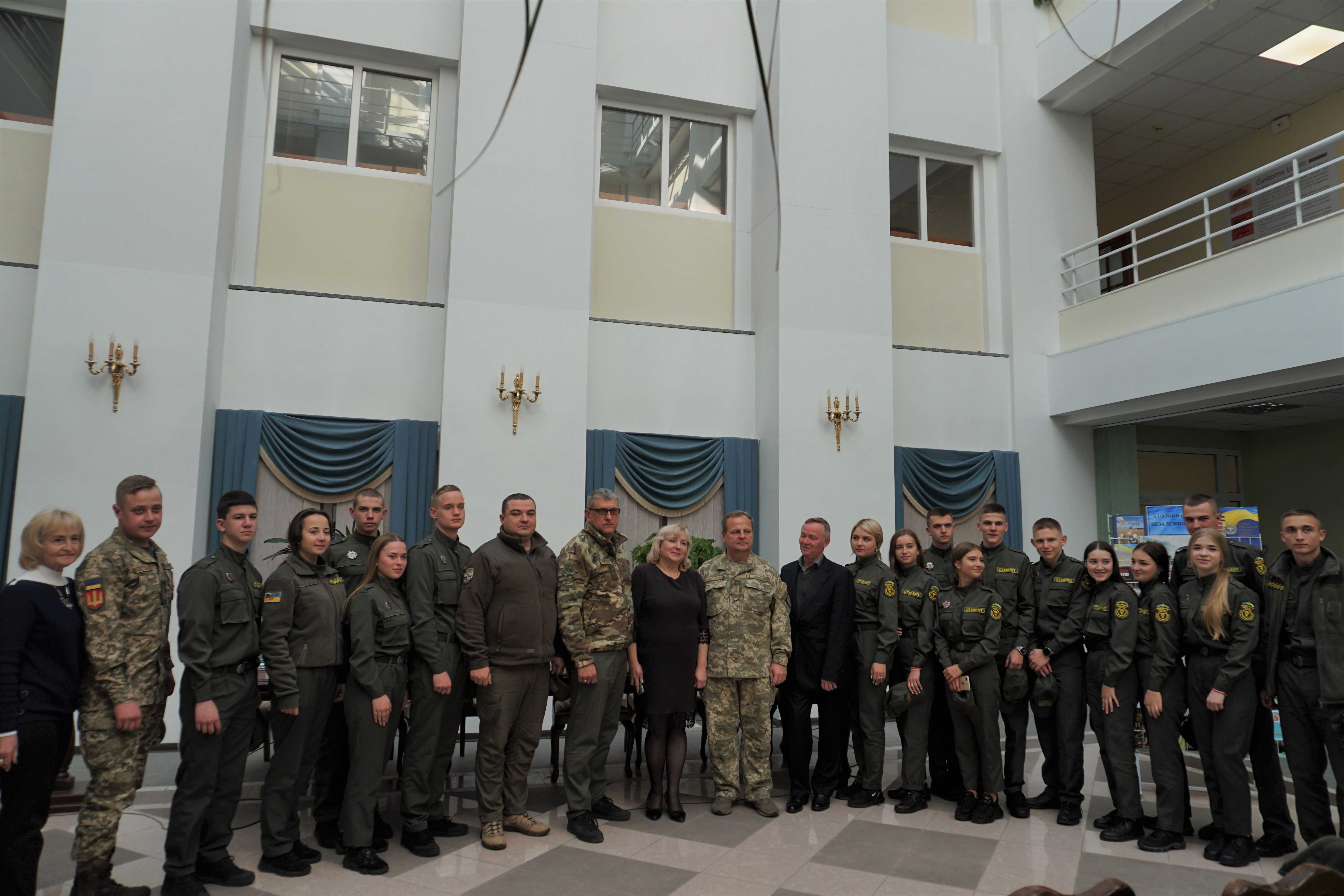 До УДФСУ завітали учасники бойових дій на сході України