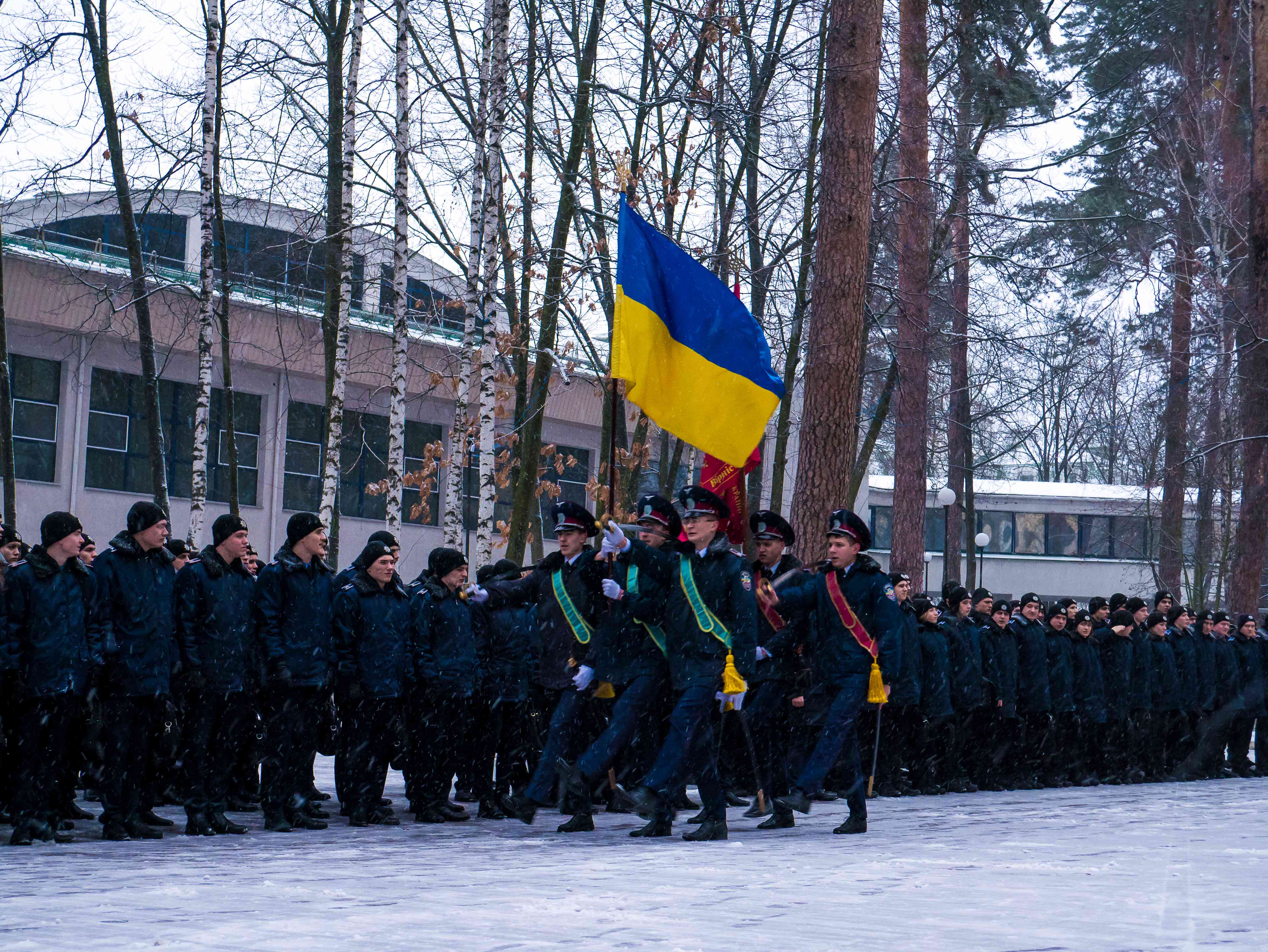 З нагоди Дня податкової міліції відбулося святкове шикування