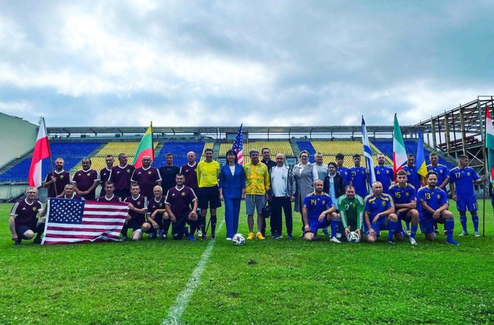 Відбулася товариська гра між футбольною командою Університету ДФС України та збірною командою українських діаспор