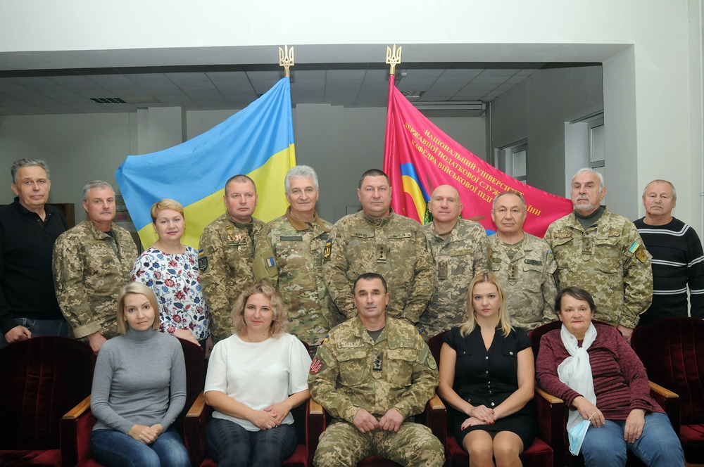 Вітання з Днем захисника України від кафедри військової підготовки